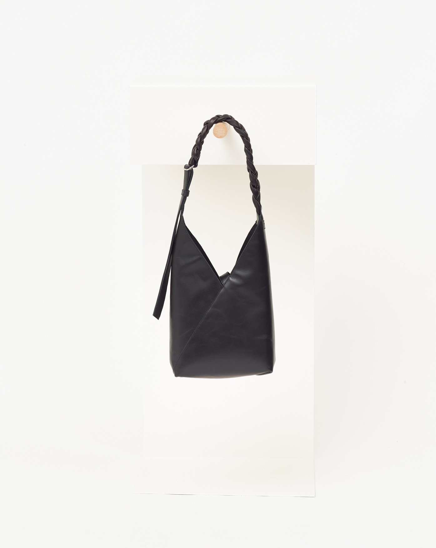 Little shoulder bag Bento style black EVA BLUT