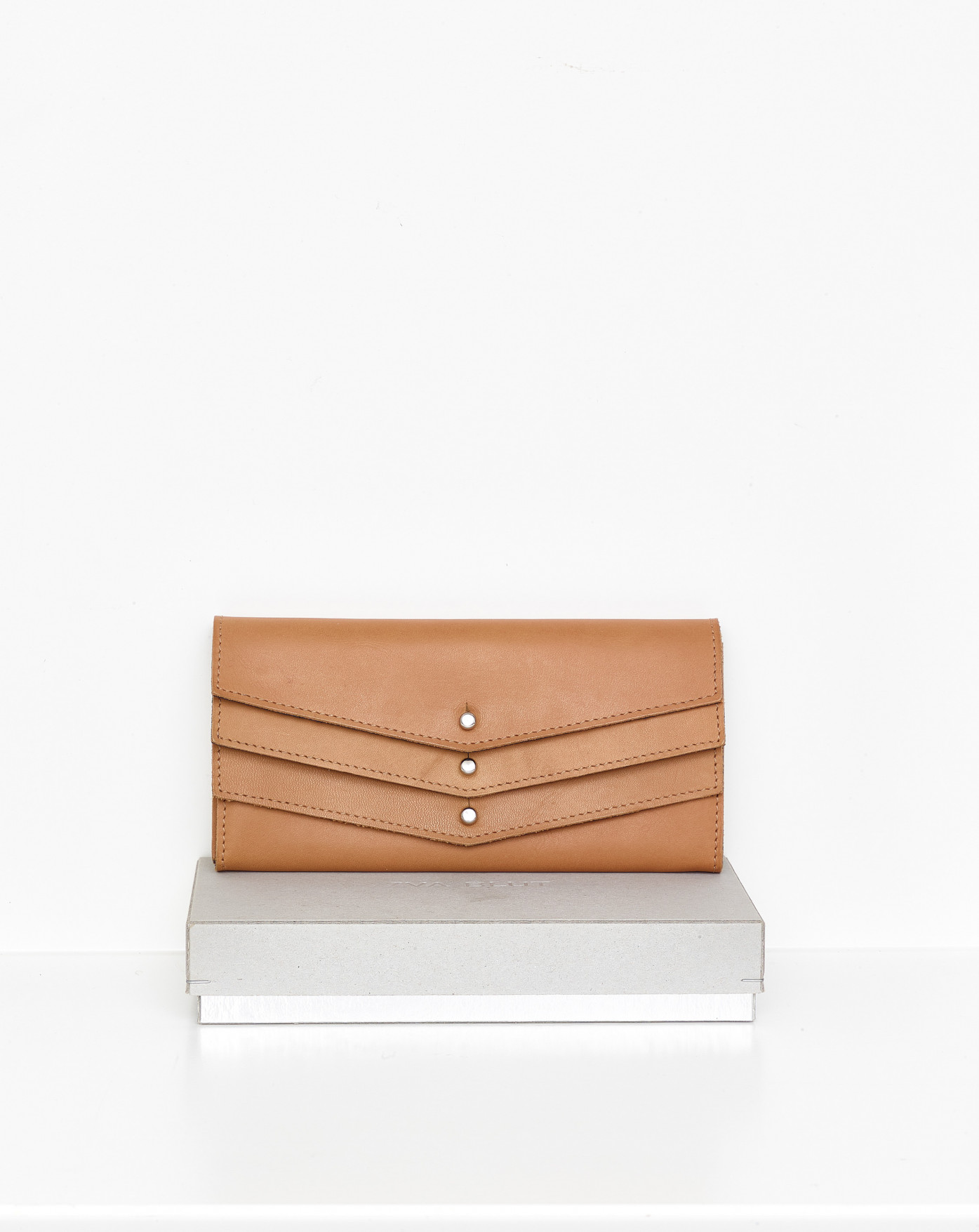 large flap wallet black blue EVA BLUT