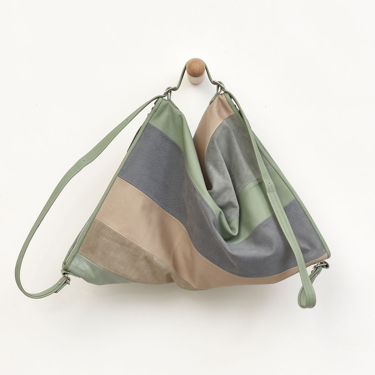 Eva Blut Bags Blossomshaped Origami Leather Bag Shades Of Blue EVA 